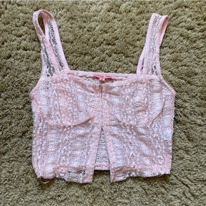 verge girl vintage feeling lace top